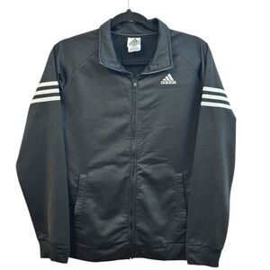 Adidas | Big Boy Black Essentials Track Jacket | Size XL (18/20) | EUC
